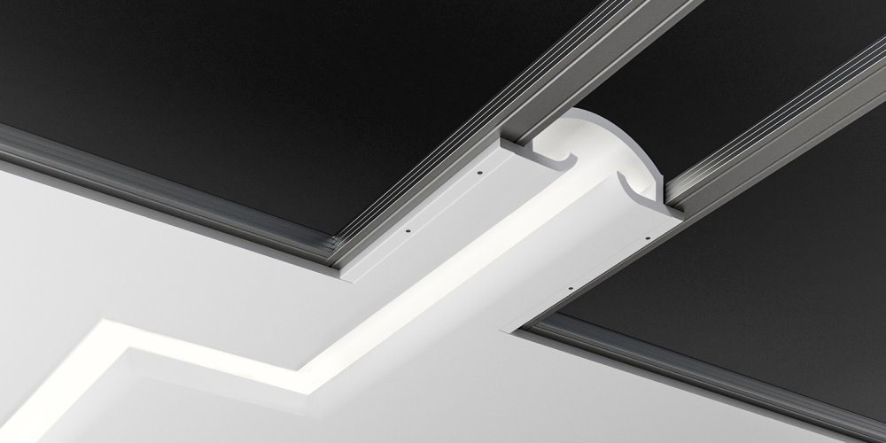 Светильник встраиваемый потолочный гипсовый LINE 025