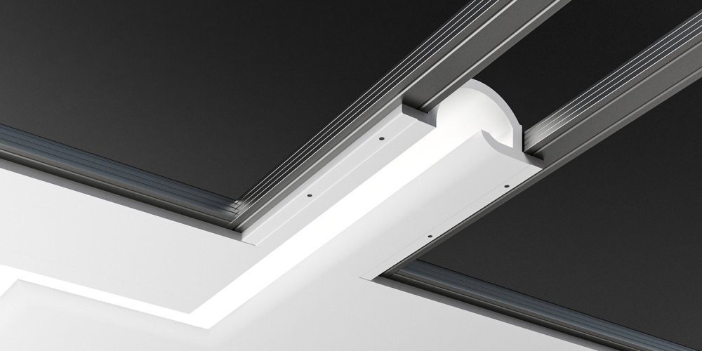 Светильник встраиваемый потолочный гипсовый LINE 029