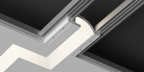 Светильник встраиваемый потолочный гипсовый LINE 004