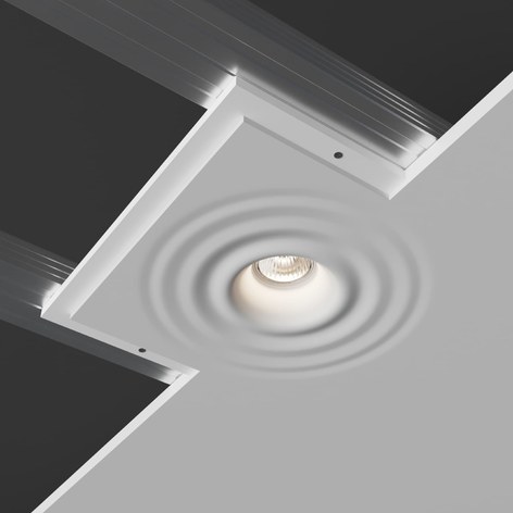 Светильник встраиваемый точечный гипсовый KVADRO 006