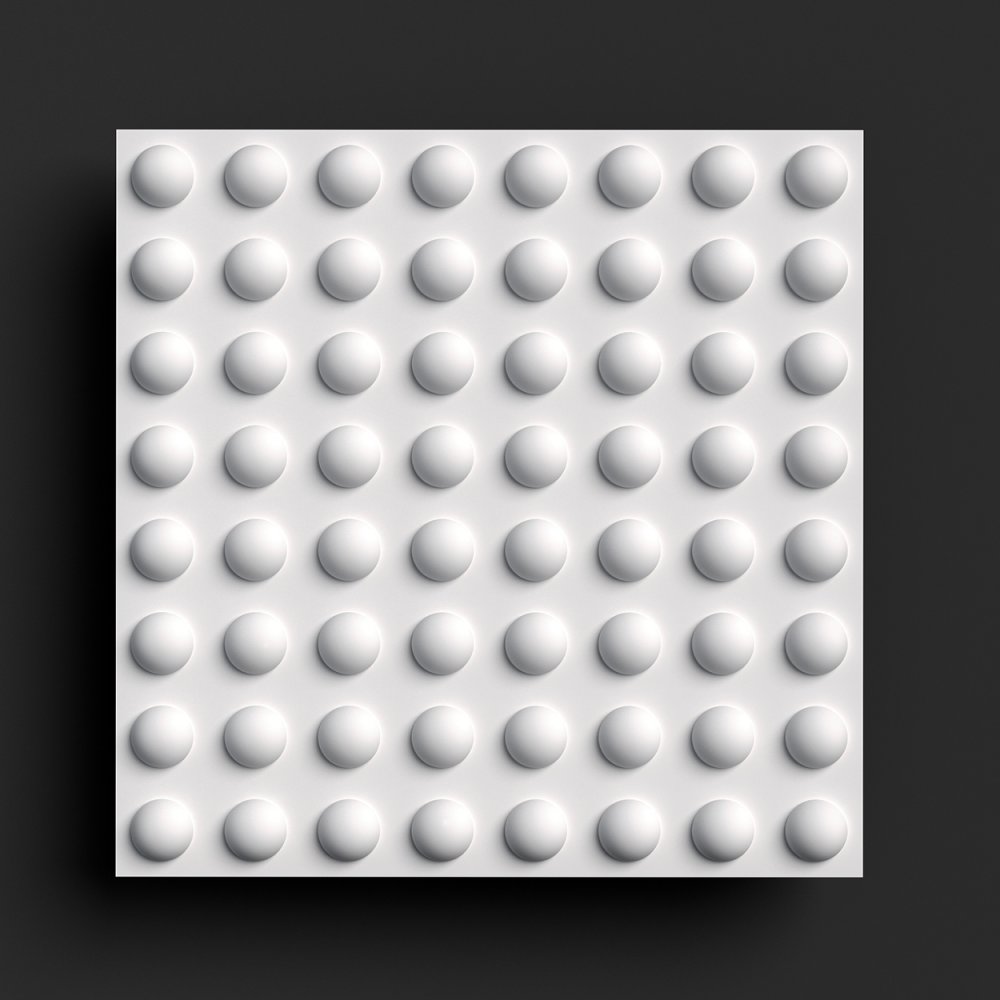 3D панель гипсовая скала 143