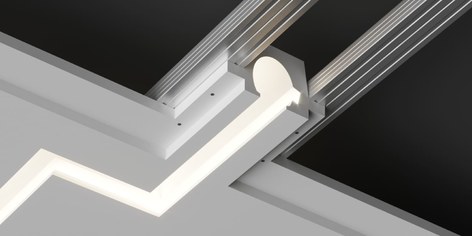 Светильник встраиваемый потолочный гипсовый LINE 001