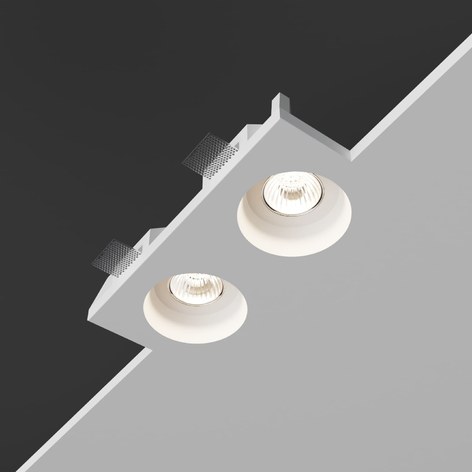 Светильник встраиваемый точечный гипсовый KVADRO 003 Duo