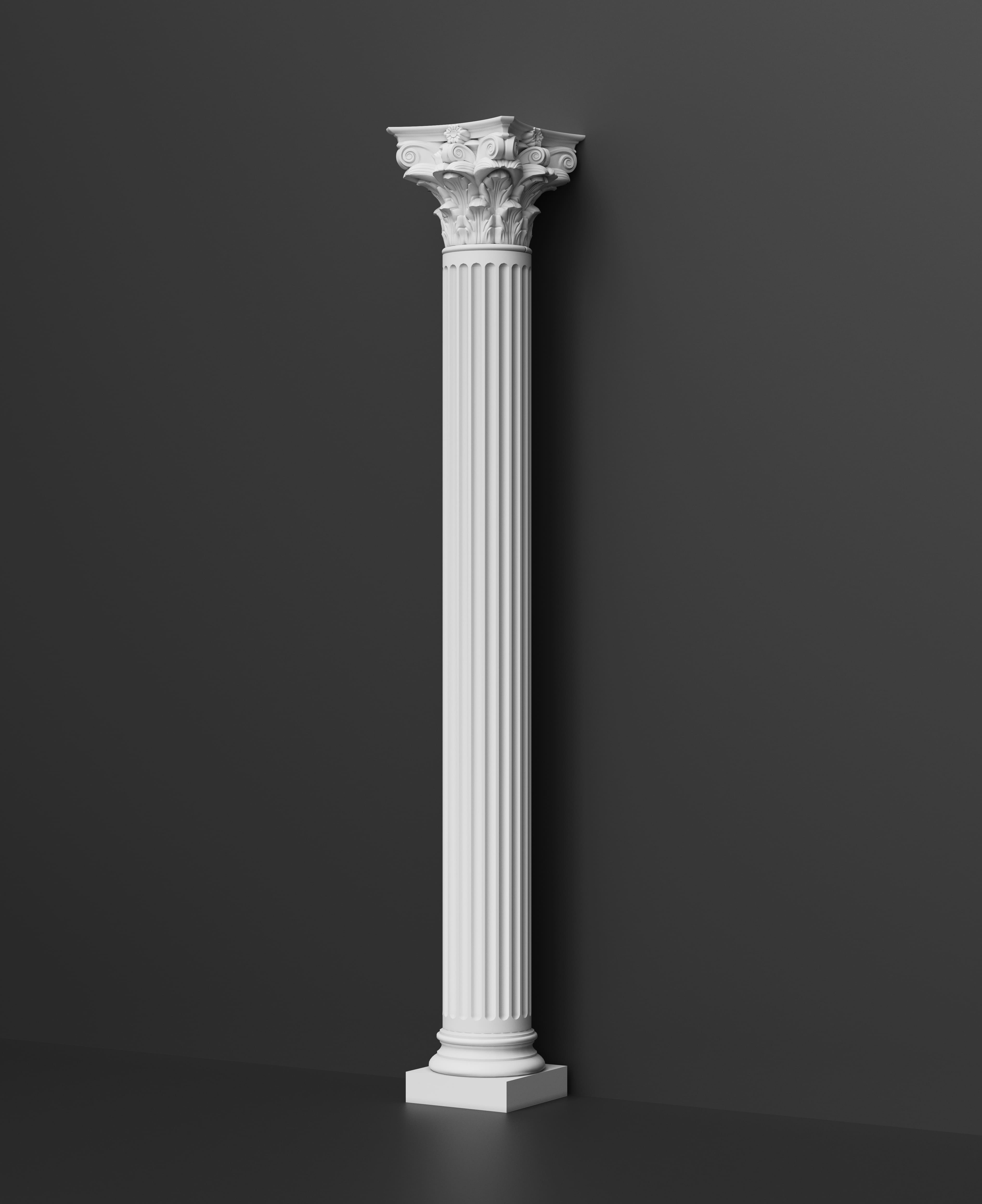 Колонна гипсовая КК 034