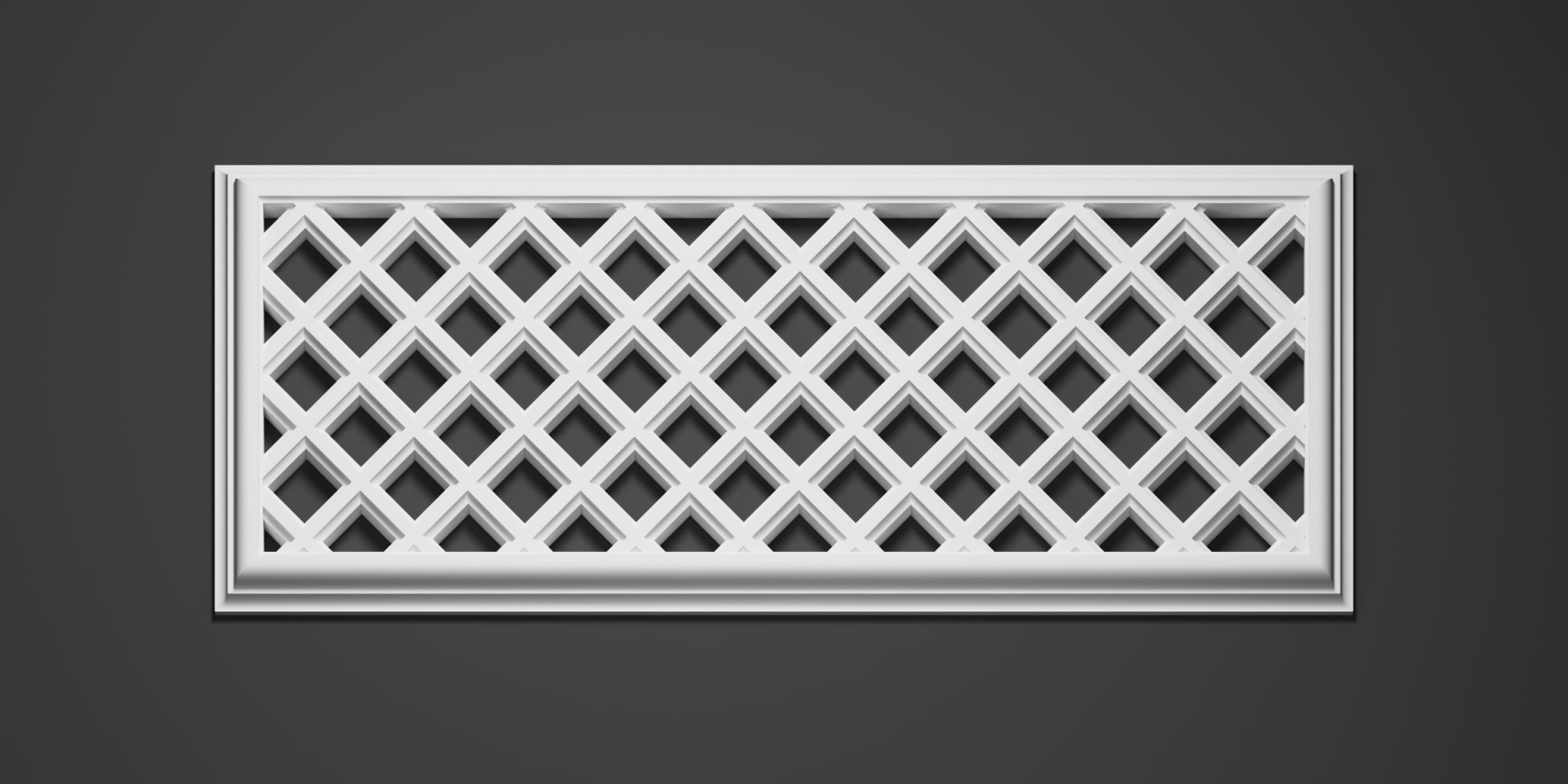 Вентиляционная решетка гипсовая ВР 013