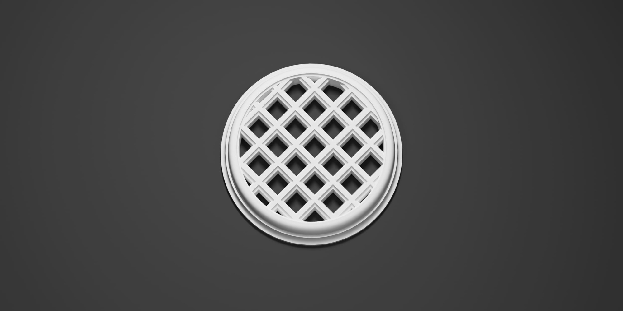 Вентиляционная решетка гипсовая ВР 011