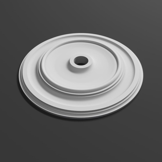 Розетка потолочная гипсовая РП 001