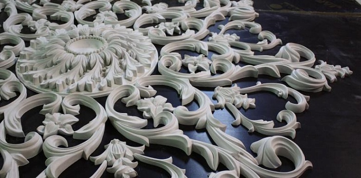 Розетка потолочная гипсовая РП 023