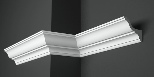 Карниз потолочный гипсовый гладкий КГ 030 3