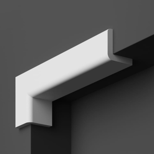 Молдинг угловой гипсовый ЛГУ 001 1