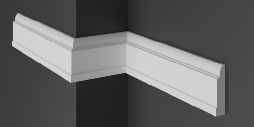 Плинтус напольный гипсовый ПН 009