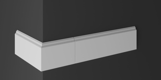 Наружный угол плинтуса НУ 002 бетон