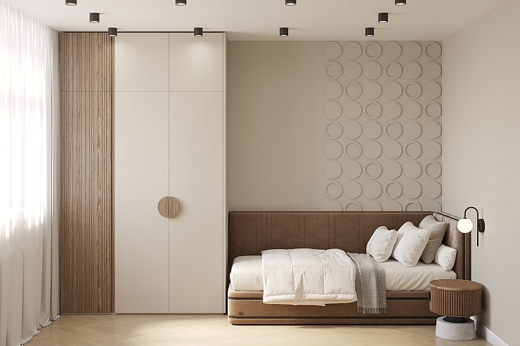 3D панель гипсовая 132