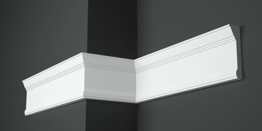 Карниз потолочный гипсовый гладкий КГ 052 1