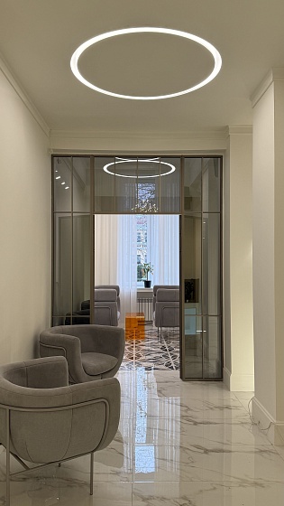 Светильник встраиваемый потолочный гипсовый LINE 009