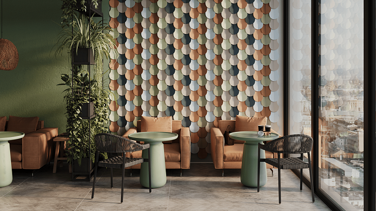 3D панель гипсовая 068