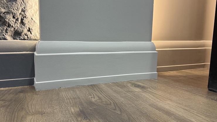 Плинтус напольный гипсовый ПН 016 