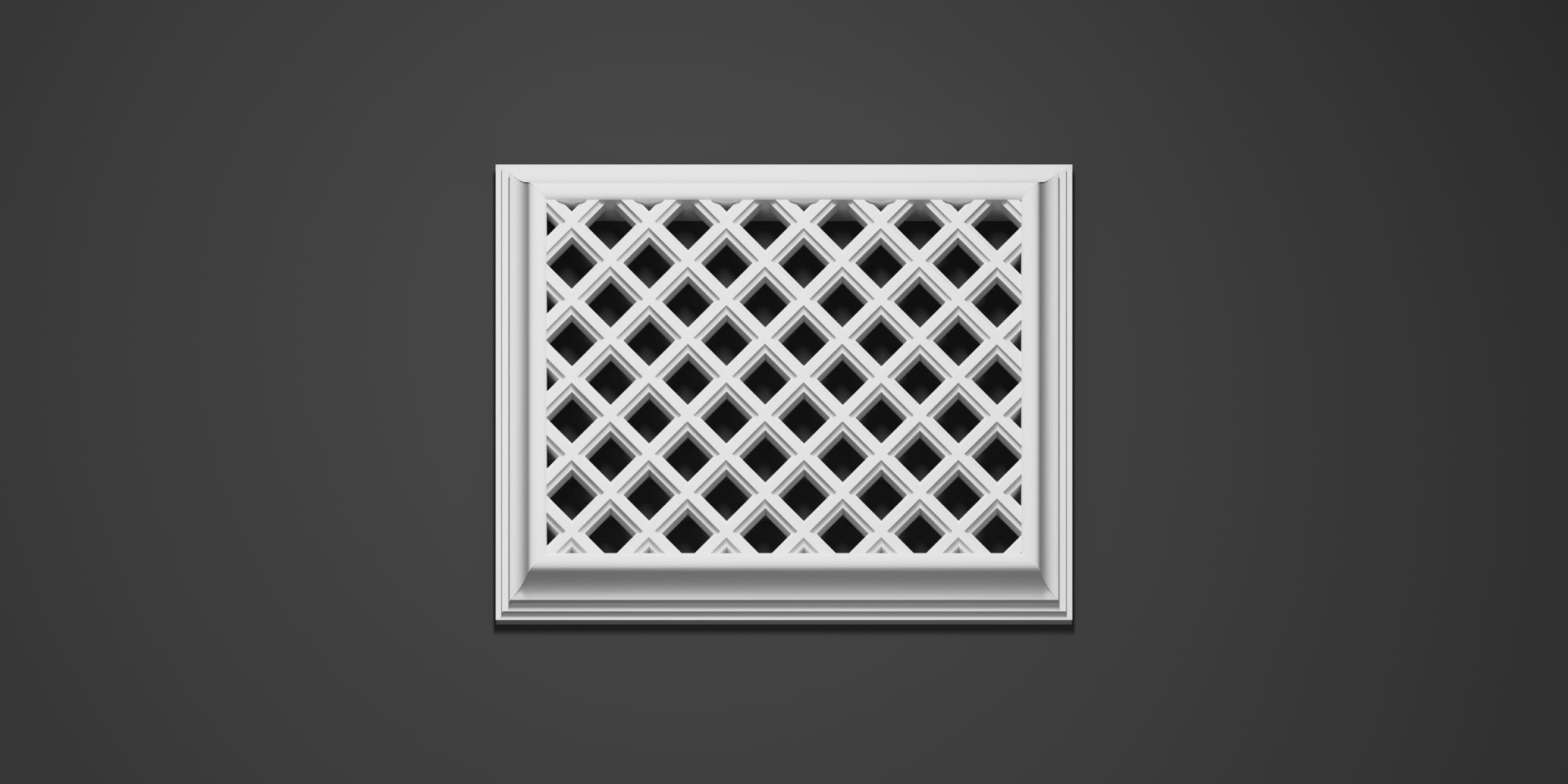 Вентиляционная решетка гипсовая ВР 002