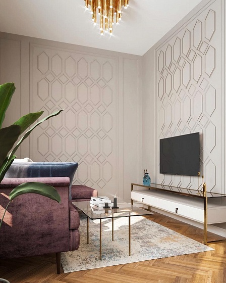 Угловой элемент гипсовый ДЭЛГ 034