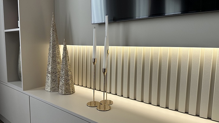 3D панель гипсовая 007