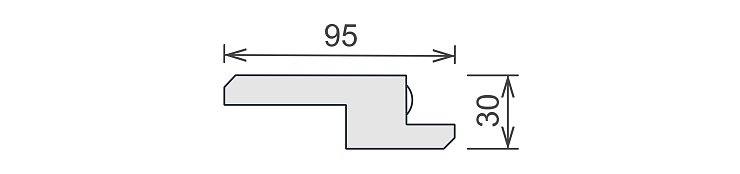Карниз потолочный гипсовый с подсветкой КГС 016 3