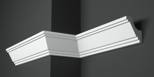 Карниз потолочный гипсовый гладкий КГ 043 2