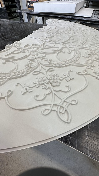 Розетка потолочная гипсовая РП 049