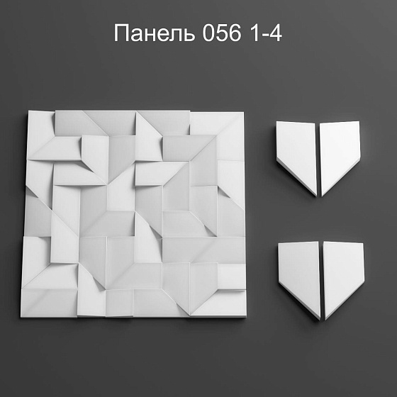 3D панель гипсовая 056 2 