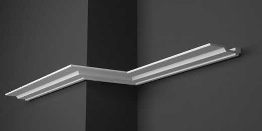 Карниз потолочный гипсовый гладкий КГ 004 7