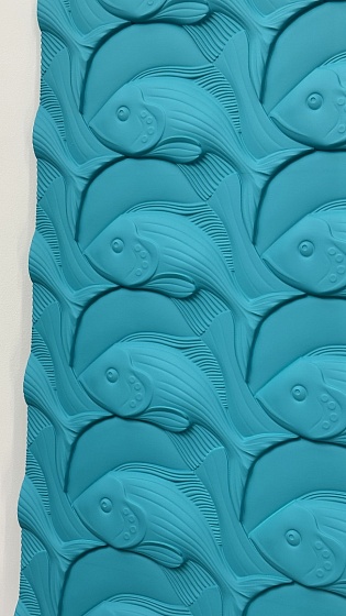 3D панель гипсовая 098