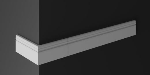 Наружный угол плинтуса НУ 022 бетон