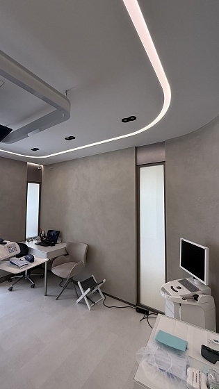 Светильник встраиваемый потолочный гипсовый LINE 009