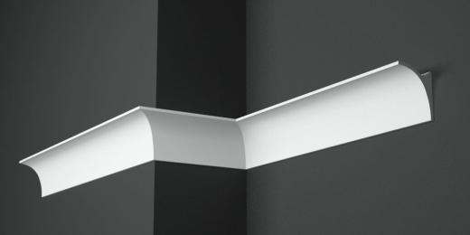 Карниз потолочный гипсовый гладкий КГ 008 5