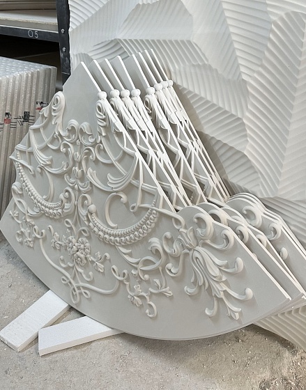 Розетка потолочная гипсовая РП 049