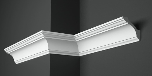 Карниз потолочный гипсовый гладкий КГ 030 4 