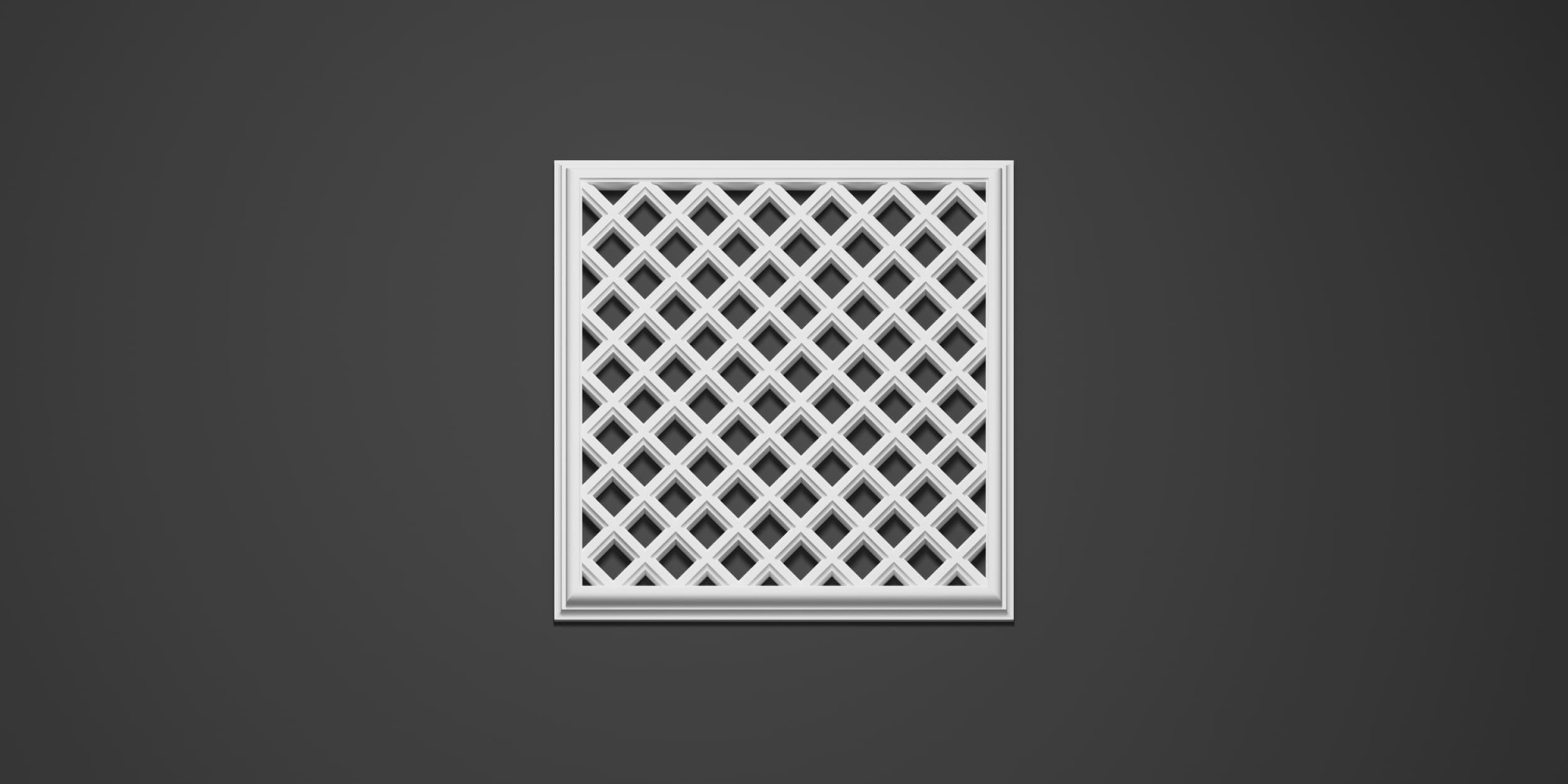 Вентиляционная решетка гипсовая ВР 008