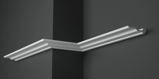 Карниз потолочный гипсовый гладкий КГ 008 1