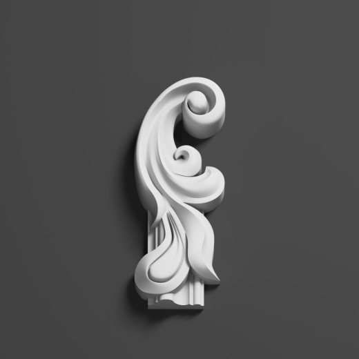 Угловой элемент гипсовый ДЭЛГ 019-4А