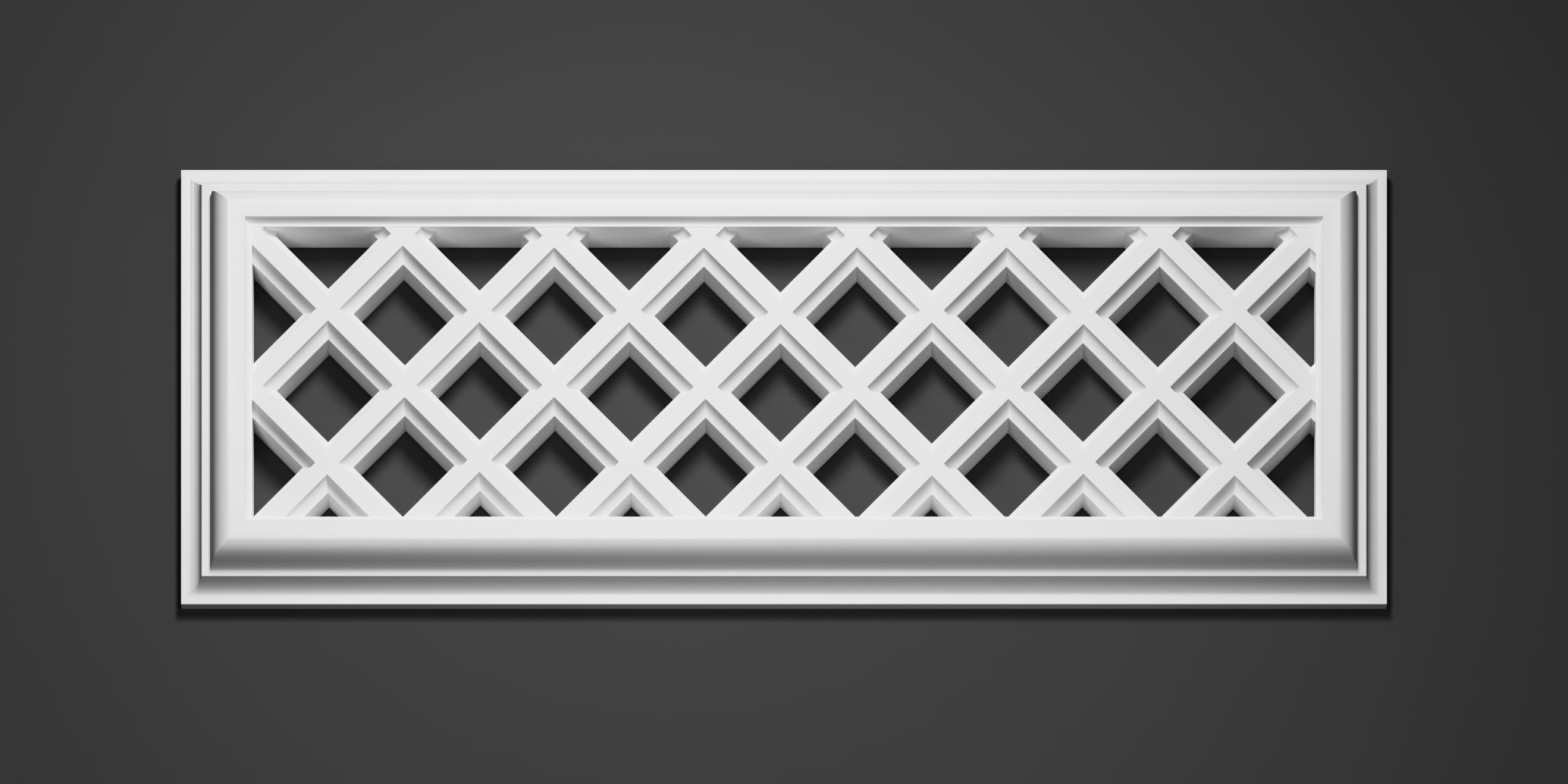 Вентиляционная решетка гипсовая ВР 006 1