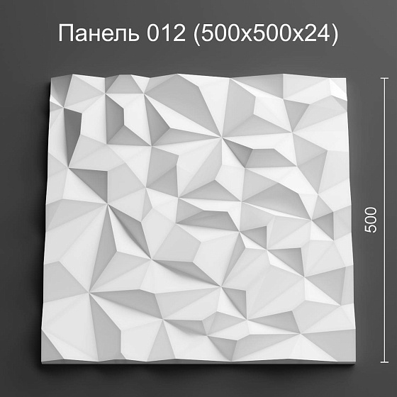 3D панель гипсовая 012