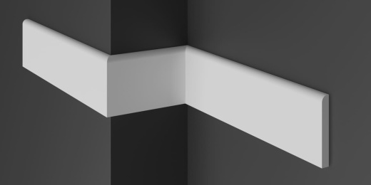 Плинтус напольный гипсовый ПН 015 1