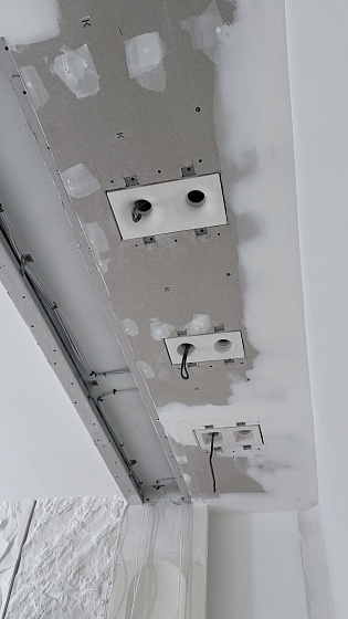 Светильник встраиваемый точечный гипсовый KVADRO 002 Duo