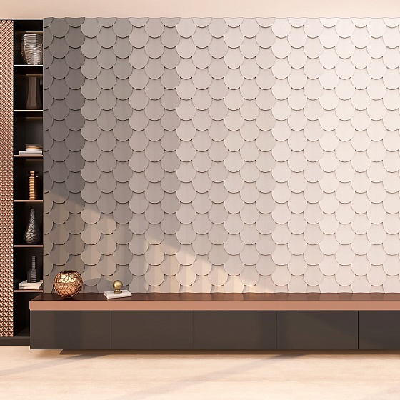 3D панель гипсовая 068