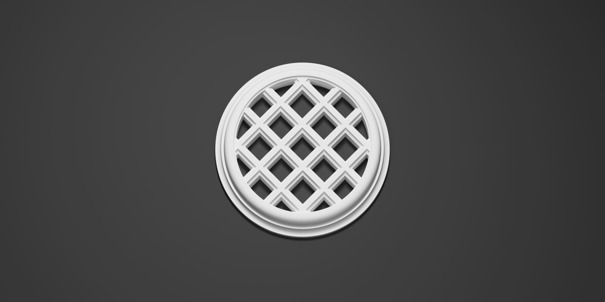 Вентиляционная решетка гипсовая ВР 011 1