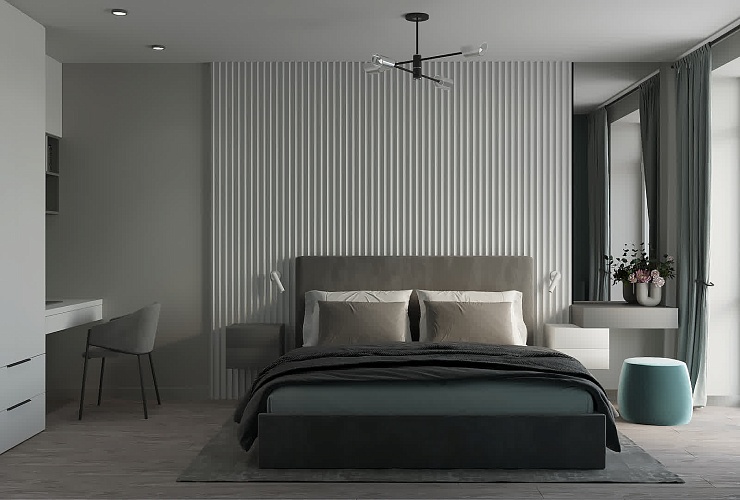 3D панель гипсовая 045