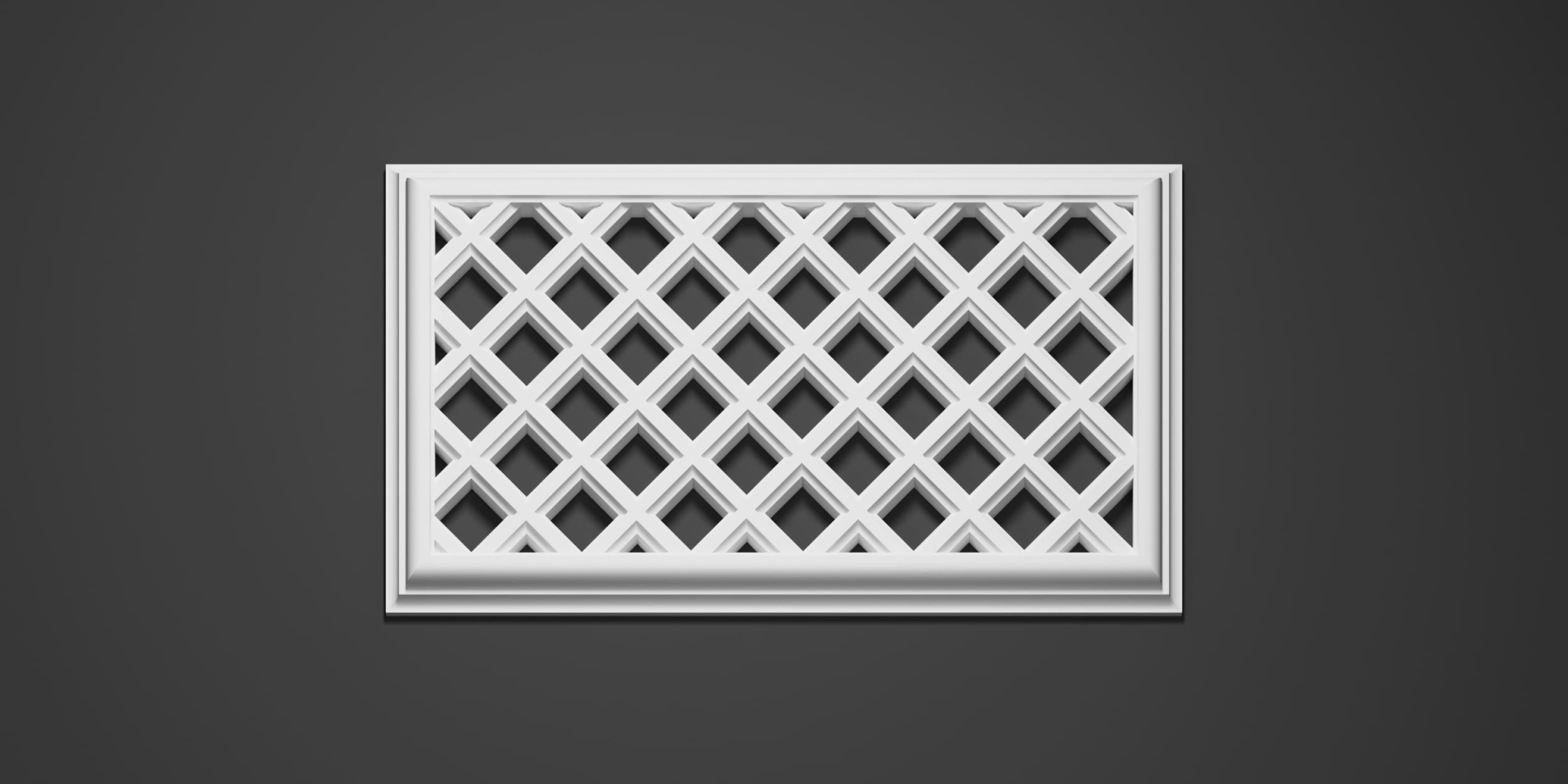 Вентиляционная решетка гипсовая ВР 005