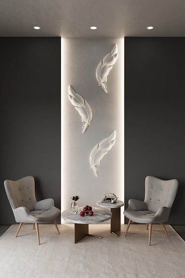 Декоративный элемент гипсовый ДЭ 060