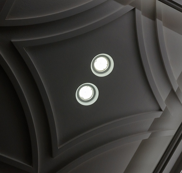 Светильник встраиваемый точечный гипсовый KVADRO 003 Duo