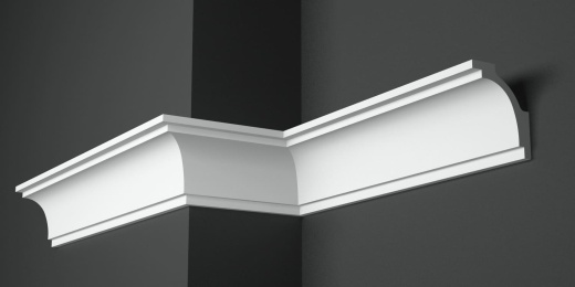 Карниз потолочный гипсовый гладкий КГ 029 2 