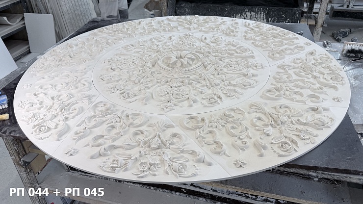 Розетка потолочная гипсовая РП 045